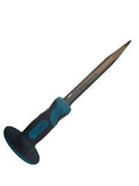 قلم ساختمانی شش گوش نوک تیز سایز 30 سانتی متر با دسته محافظ universal