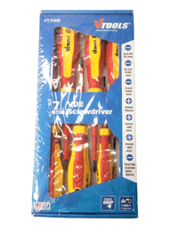 ست پیچ‌گوشتی ۷ عددی عایق برق وی تولز مدل VT2168