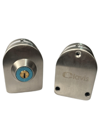 قفل شیشه زبانه چنگکی کلید برنجی ساتن میرال