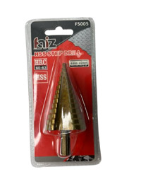 مته مخروطی کاجی سایز 4 تا 42 میلی متر faiz مدل F5005