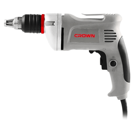 دریل پیچ گوشتی برقی 710 وات با سه‌ نظام 6 میلی‌متری کرون مدل CT12001 