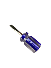 پیچ گوشتی دوسو دسته کریستالی سایز 6*38 میلی متر لوچان